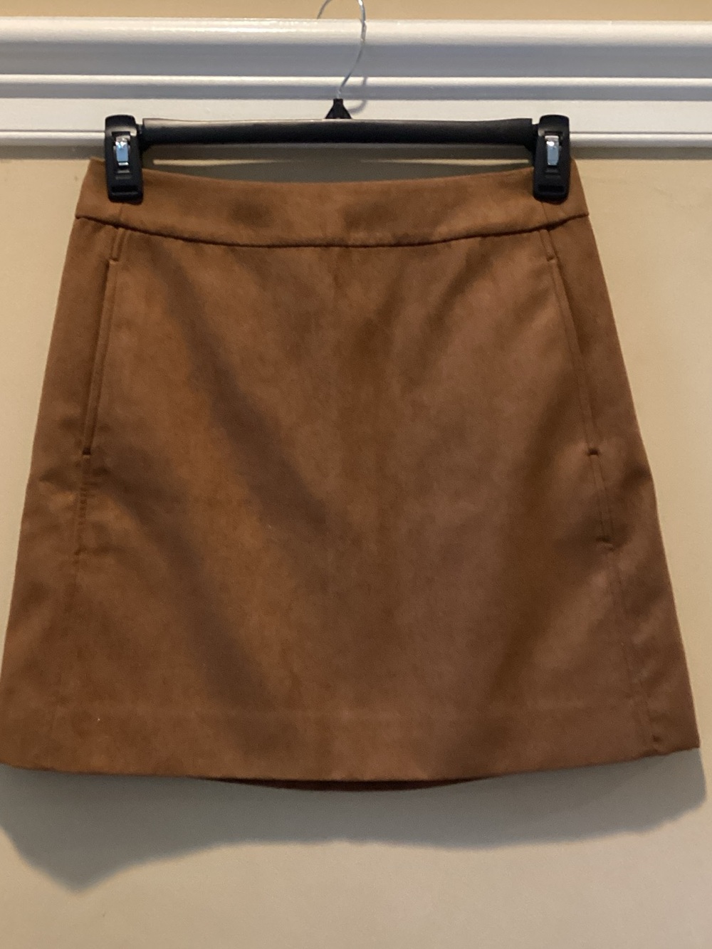 J. Crew Camel Brown Mini A-Line Skirt